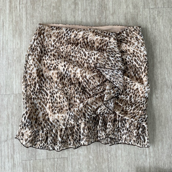 ZARA ANIMAL PRINT SKIRT - Picture 1 of 1